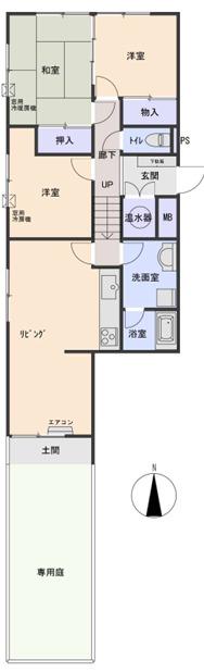 ライオンズマンション清住(3LDK/6階)の間取り写真