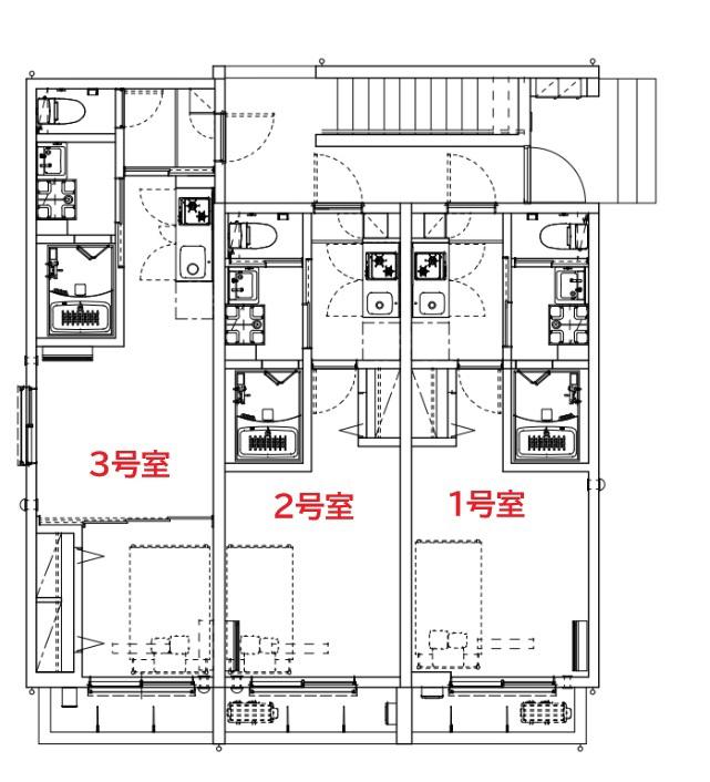 ROBOT HOME 西大宮Ⅵ(1K/1階)の間取り写真