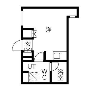 LUDENS新板橋Ⅲ(ワンルーム/4階)の間取り写真