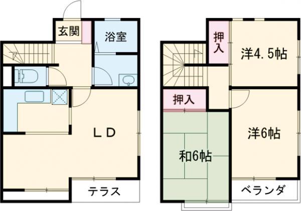 リバーサイドガーデン(3LDK)の間取り写真