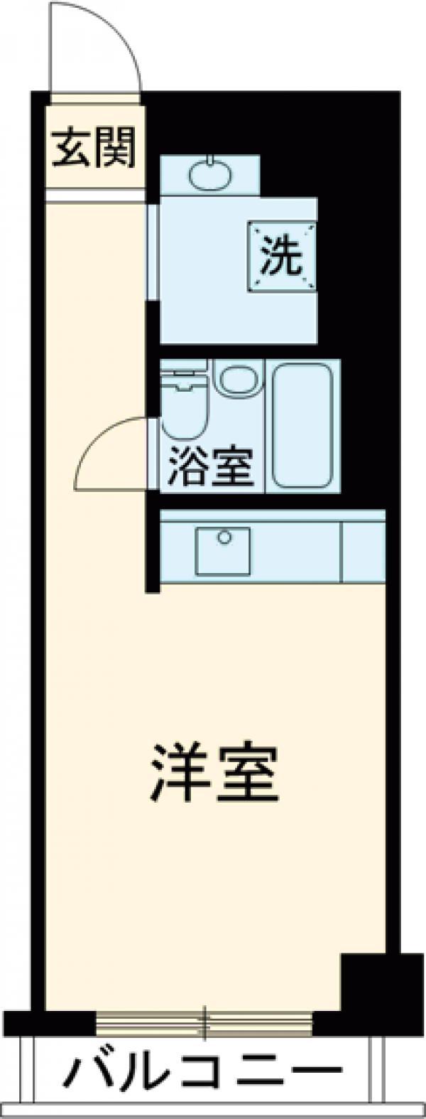 スターハイツ下高井戸(ワンルーム/3階)の間取り写真