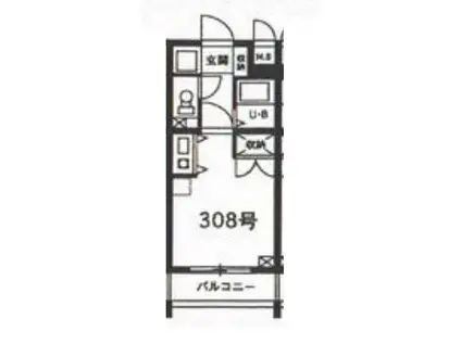 ニチエーイン26(ワンルーム/3階)の間取り写真