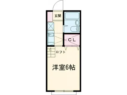 BEIGE3145(ワンルーム/1階)の間取り写真