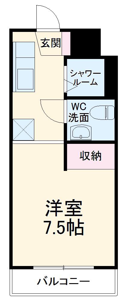東京地下鉄東西線 浦安駅(千葉) 徒歩10分 3階建 築38年(1K/1階)の間取り写真