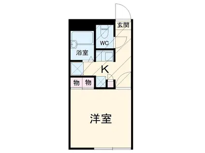 レオパレスディアコート(1K/2階)の間取り写真