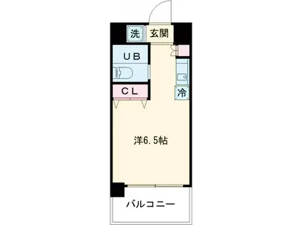 つつじヶ丘M&M(ワンルーム/6階)の間取り写真