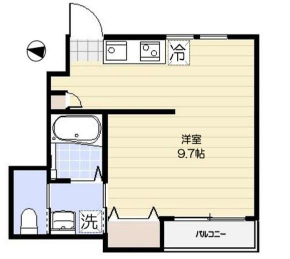 レガーロ新小岩(ワンルーム/1階)の間取り写真