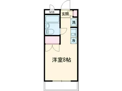 DRホームズ杉並桃井(ワンルーム/1階)の間取り写真