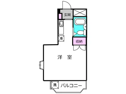 メゾン・ド・松波(ワンルーム/3階)の間取り写真