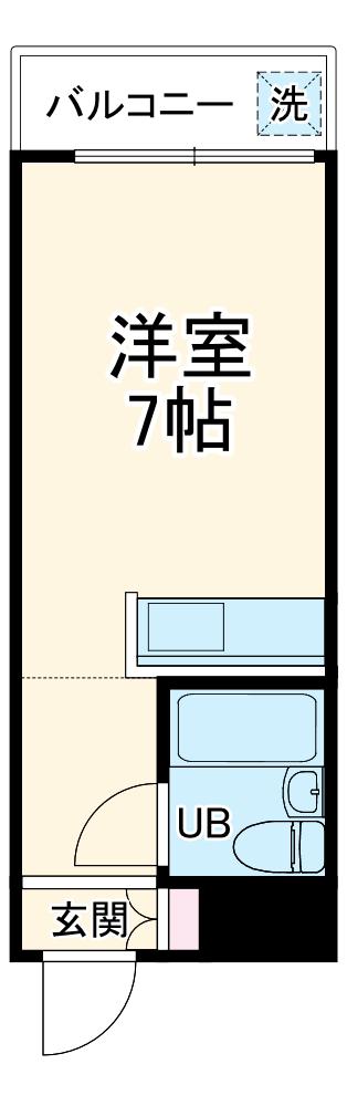 リエス千葉新町(ワンルーム/3階)の間取り写真