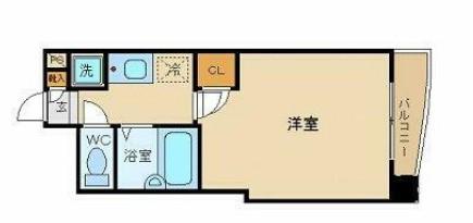 プレール荻窪弐番館(1K/4階)の間取り写真