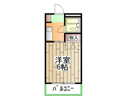 エスペランザ葛野大路Ⅰ(1K/3階)の間取り写真