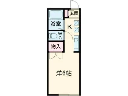 L QUEST(1K/2階)の間取り写真