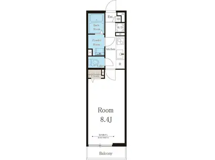 リブリ・CIAFULL(1K/2階)の間取り写真