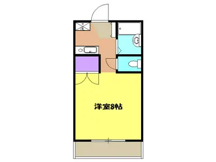 メゾン寿(1K/2階)の間取り写真