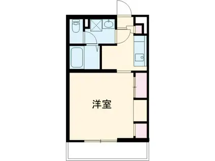 リブリ・LECRIN(1K/2階)の間取り写真