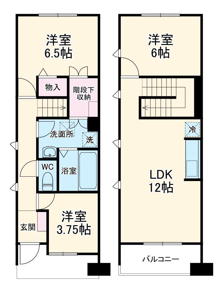 CASA藤の森(3LDK)の間取り写真