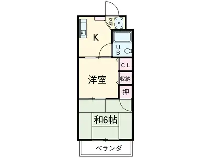 ネオプレジオ(2K/3階)の間取り写真