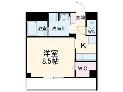 M.FELICE(1K/2階)の間取り写真