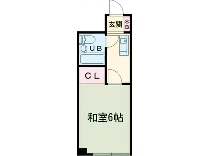 HILLHOUSE(1K/3階)の間取り写真