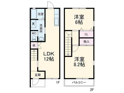 スペランツァ(2LDK)の間取り写真