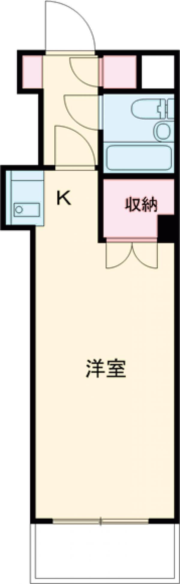 TOP・成増(ワンルーム/3階)の間取り写真