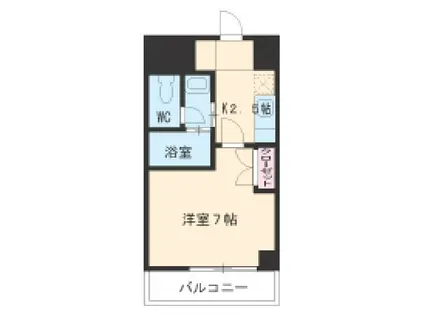 エクセル本山(1K/4階)の間取り写真