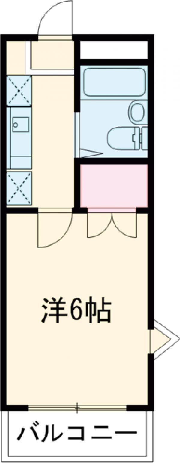 コスモ天洋(1K/3階)の間取り写真