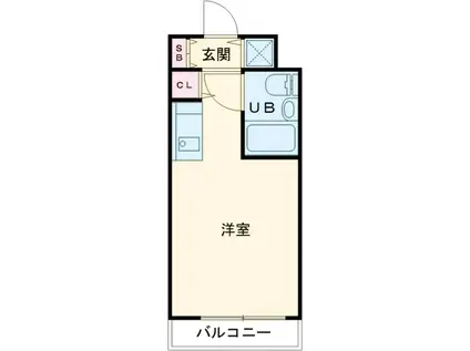 エルハイツ成増(ワンルーム/1階)の間取り写真