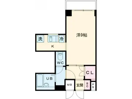 グレイス高田馬場(1K/3階)の間取り写真