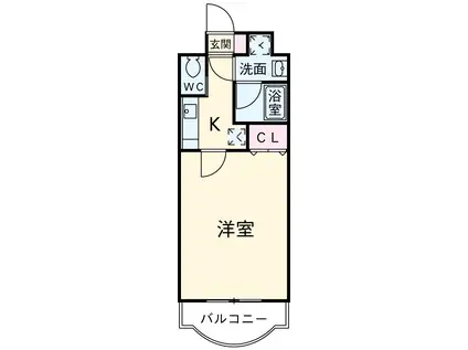 NAVI本山(1K/7階)の間取り写真