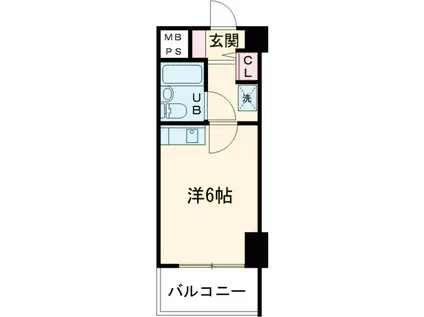 ダイアパレス・ステーションプラザお花茶屋(ワンルーム/7階)の間取り写真