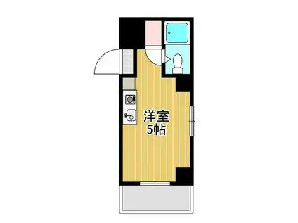 ボーテ日吉シェモア(ワンルーム/3階)の間取り写真