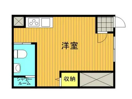リブ・カミーノ(ワンルーム/1階)の間取り写真