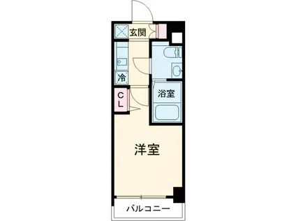 AZEST青砥Ⅱ(1K/15階)の間取り写真