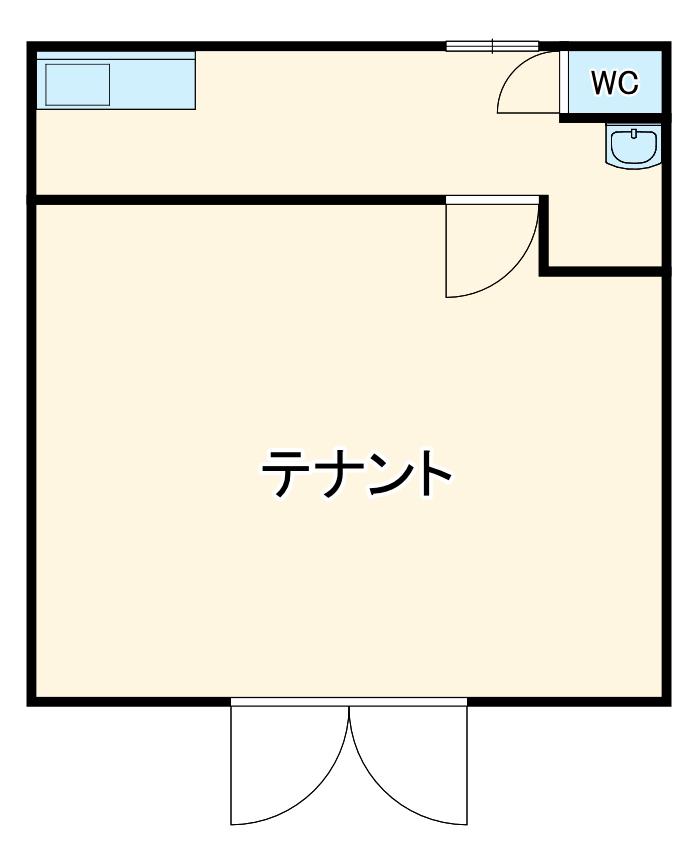 コーポマスダ(ワンルーム/2階)の間取り写真