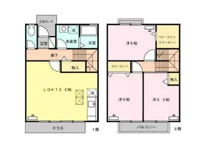 エバーグリーン A(3LDK)の間取り写真
