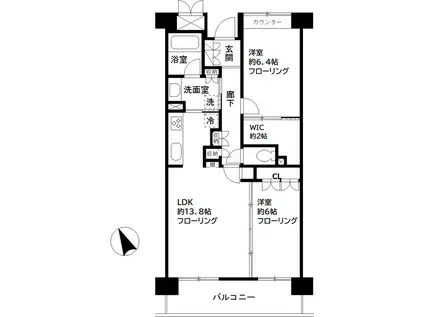 SINCERITYMURAKAMI(2LDK/3階)の間取り写真