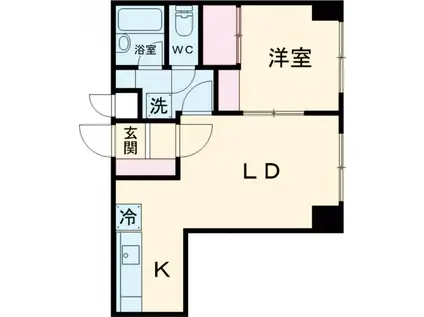 日神パレステージ東長崎(1LDK/9階)の間取り写真