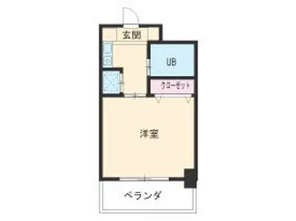 レスパス千種(1K/9階)の間取り写真