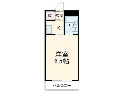 福繁屋ビル(1K/2階)の間取り写真