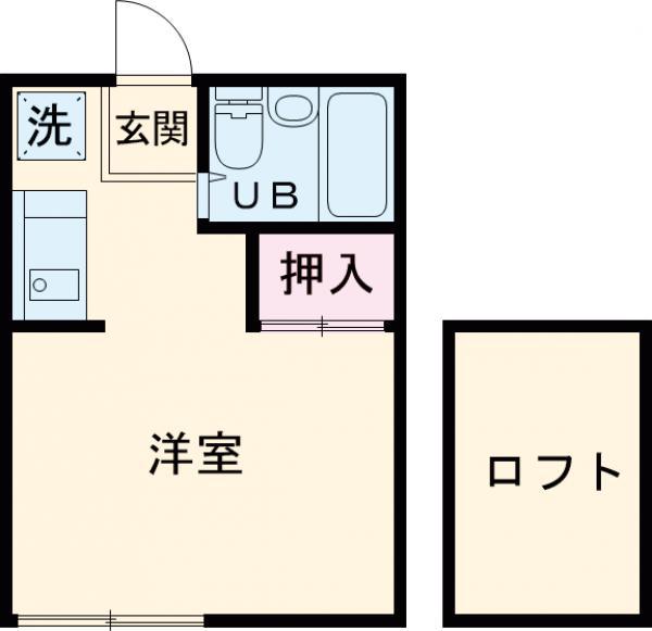 MAISON AMAMIYA(1K/1階)の間取り写真