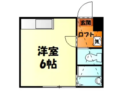 Y&Y南林間(1K/2階)の間取り写真