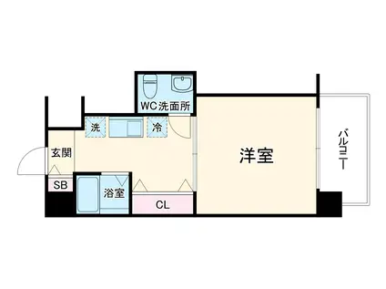 アトリアム吹上(ワンルーム/5階)の間取り写真