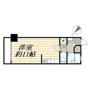 パセール長良(1DK/3階)の間取り写真