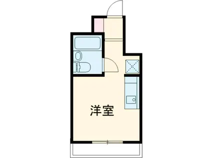 ミヨシ高幡ビル(ワンルーム/5階)の間取り写真