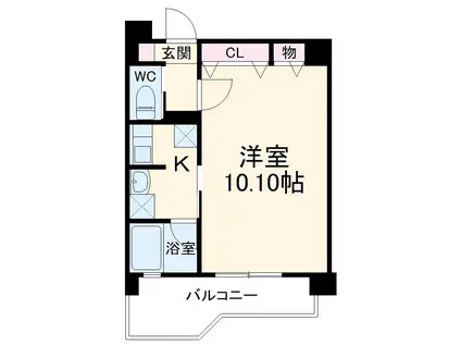 SUN STATE 大曽根(1K/4階)の間取り写真