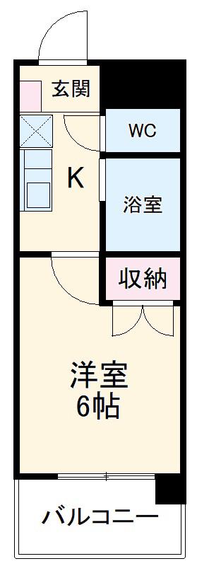 セントラルホームズ庄内(1K/1階)の間取り写真