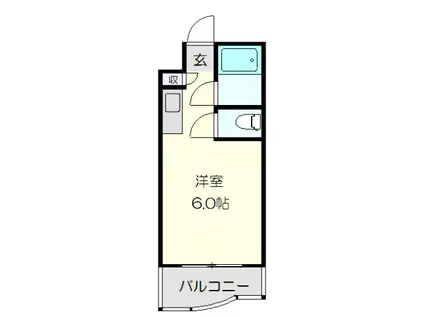 メゾンドトルシュ(ワンルーム/3階)の間取り写真