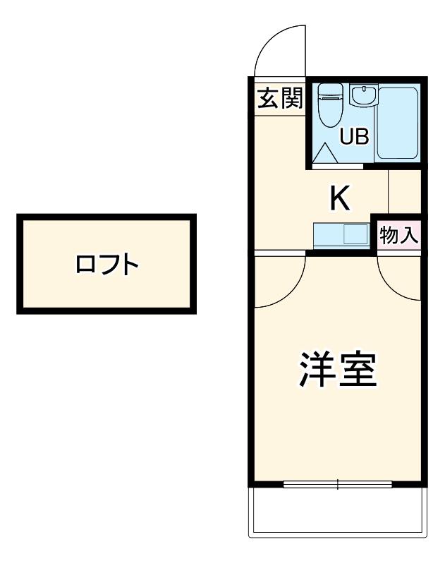 アリス深谷4号館(1K/1階)の間取り写真